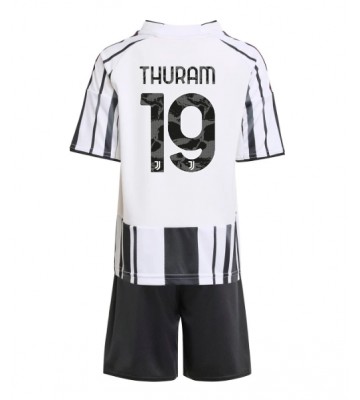 Juventus Khephren Thuram #19 Hjemmebanetrøje Børn 2025-26 Kortærmet (+ Korte bukser)